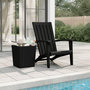 Voir la diapositive 1 : VIDAXL Chaise de jardin Adirondack noir polypropylene
