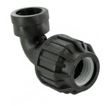 CENTRALE BRICO Raccord coudé 90° à compression plastique F 20 x 27 pour tube en per
