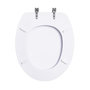 Voir la diapositive 4 : Paris Prix Abattant WC Uni  Matty  46cm Blanc