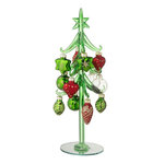 Paris Prix Sapin de Noël en Verre  Boules  26cm Vert