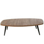 Voir la diapositive 2 : Paris Prix Table Basse en Bois  Teck  120cm Naturel