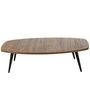 Voir la diapositive 2 : Paris Prix Table Basse en Bois  Teck  120cm Naturel