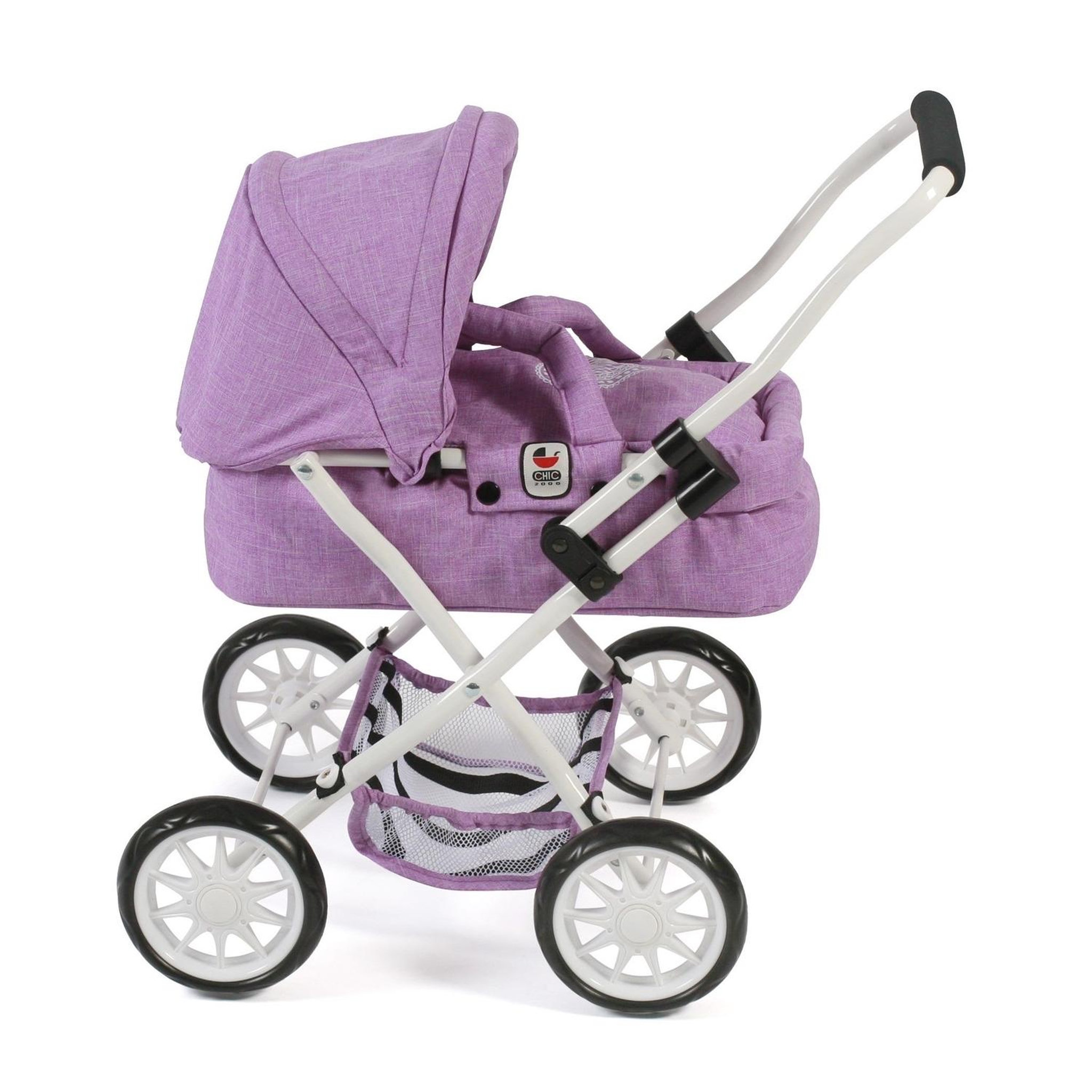 Voir la diapositive 3 : BAYER CHIC 2000 Mini chariot à câlins SMARTY, lila pour poupée