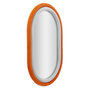 Voir la diapositive 2 : Paris Prix Miroir Mural en Velours  Anthony  90cm Gris & Orange