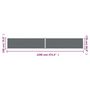 Voir la diapositive 6 : VIDAXL Auvent lateral retractable Anthracite 180x1200 cm