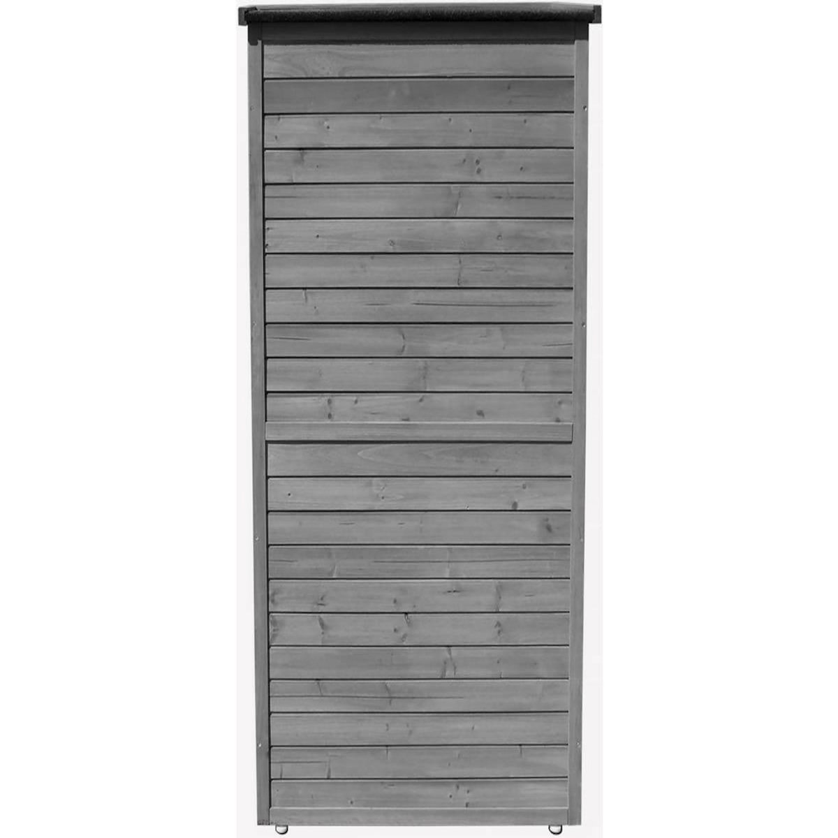 Habitat et Jardin Armoire de jardin  Space  - 87 x 46.5 x 160 cm - Anthracite