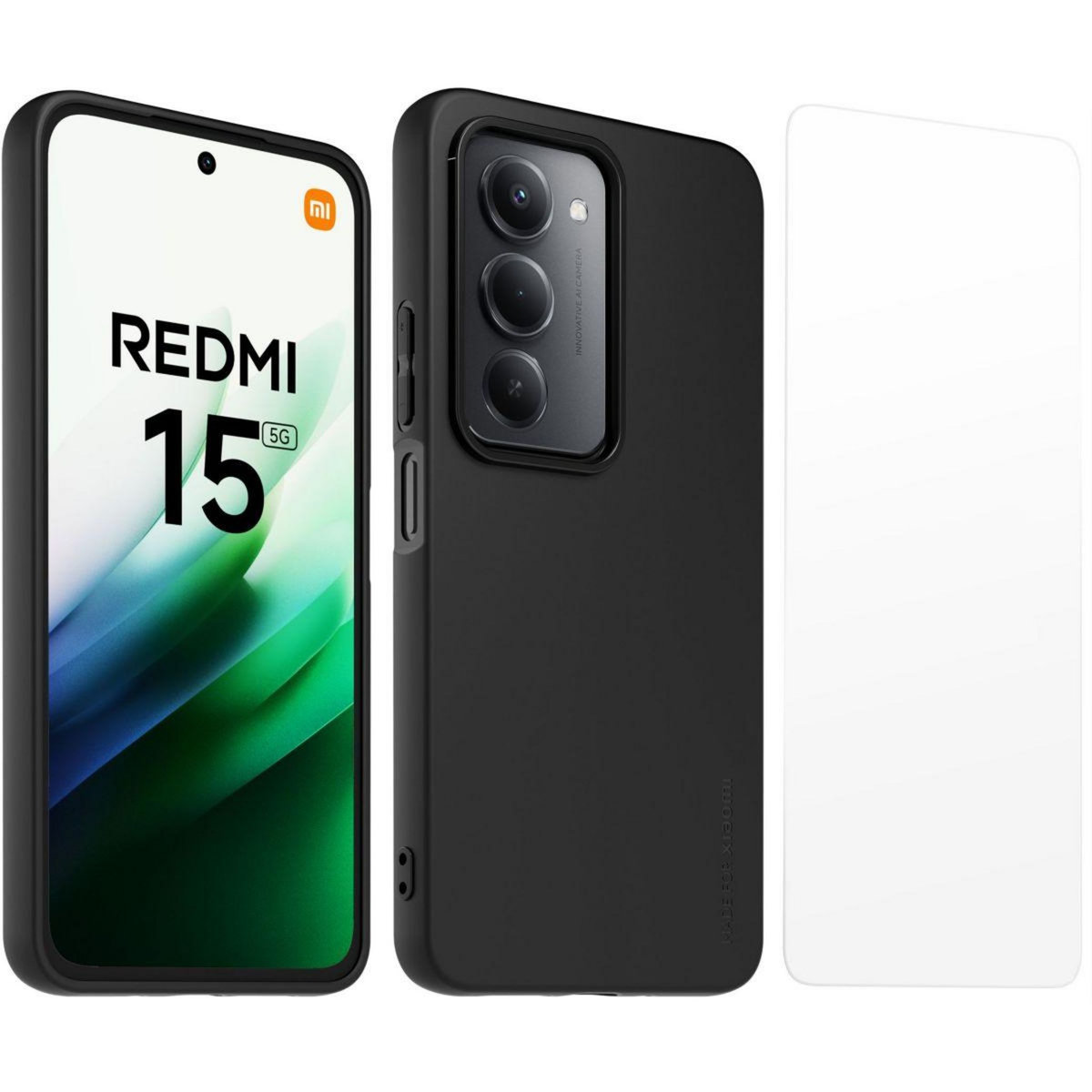MADE FOR XIAOMI Coque Redmi 15 5G coque + verre trempé