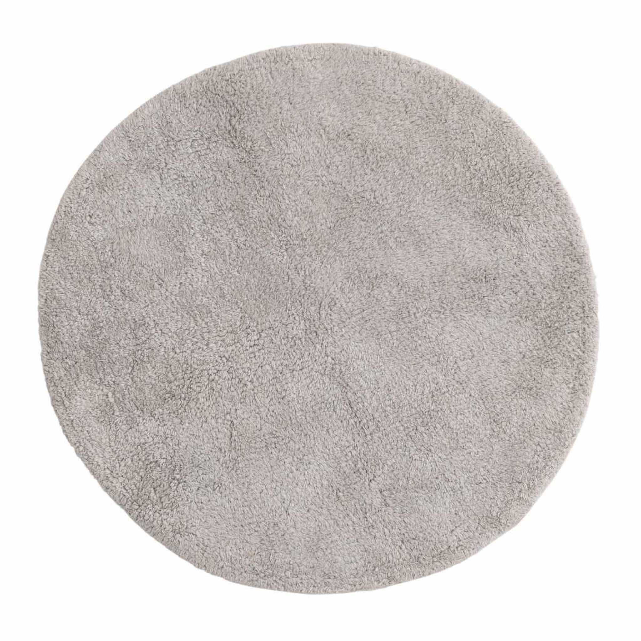 Voir la diapositive 1 : Paris Prix Tapis rond de salle de bain  valle  60cm gris clair