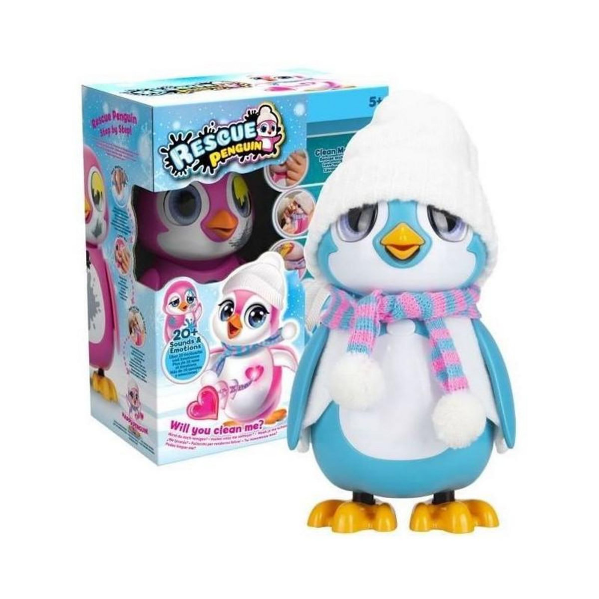 SILVERLIT Pingouin interactif bleu - RESCUE PENGUIN