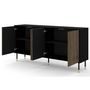 Voir la diapositive 2 : BEST MOBILIER Kirua - buffet bas - 180 cm