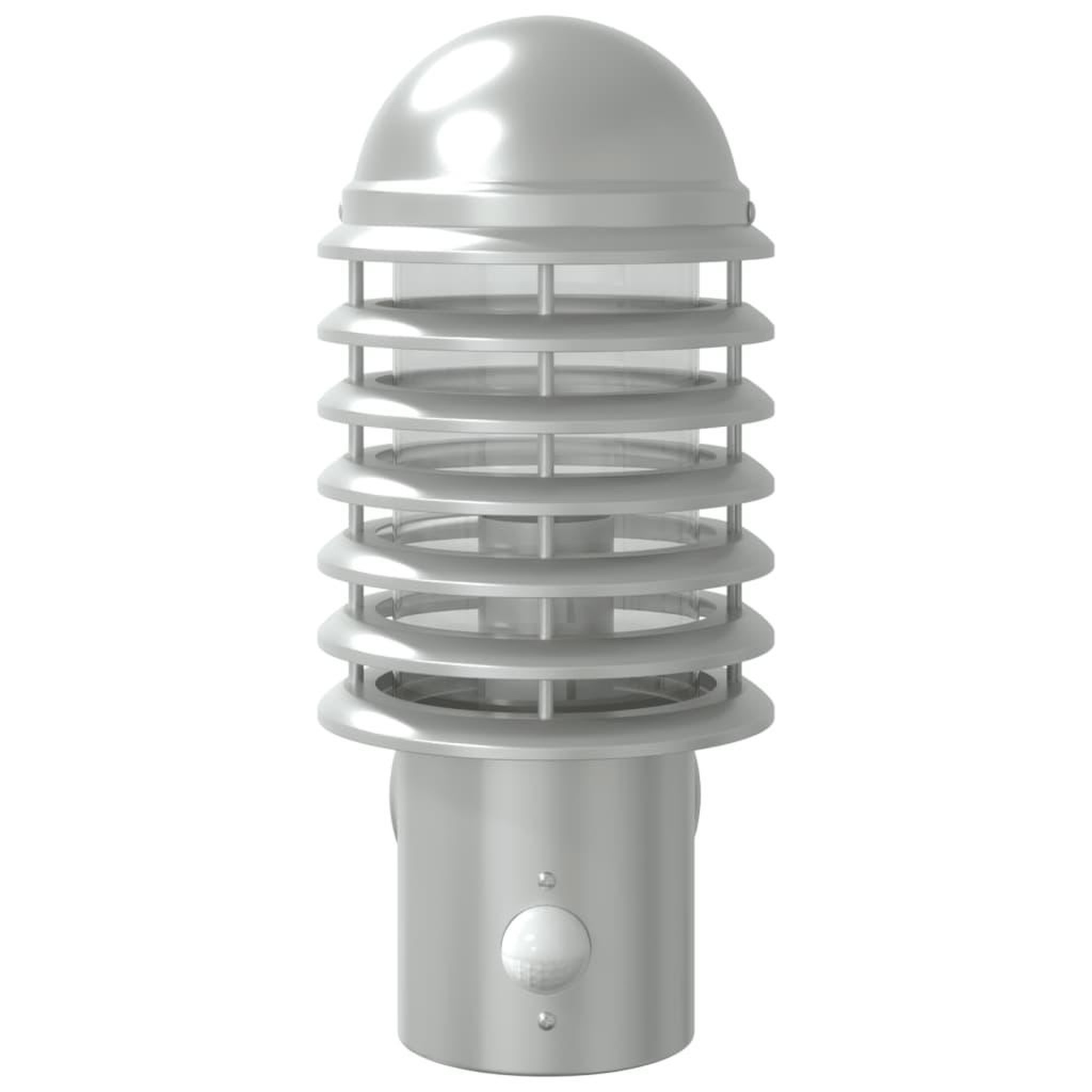 Voir la diapositive 4 : VIDAXL Appliques murales d'exterieur et capteurs 2pcs acier inoxydable
