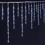  Guirlande de Noël extérieure à 120 LED Xmas - L. 200 cm - Blanc froid