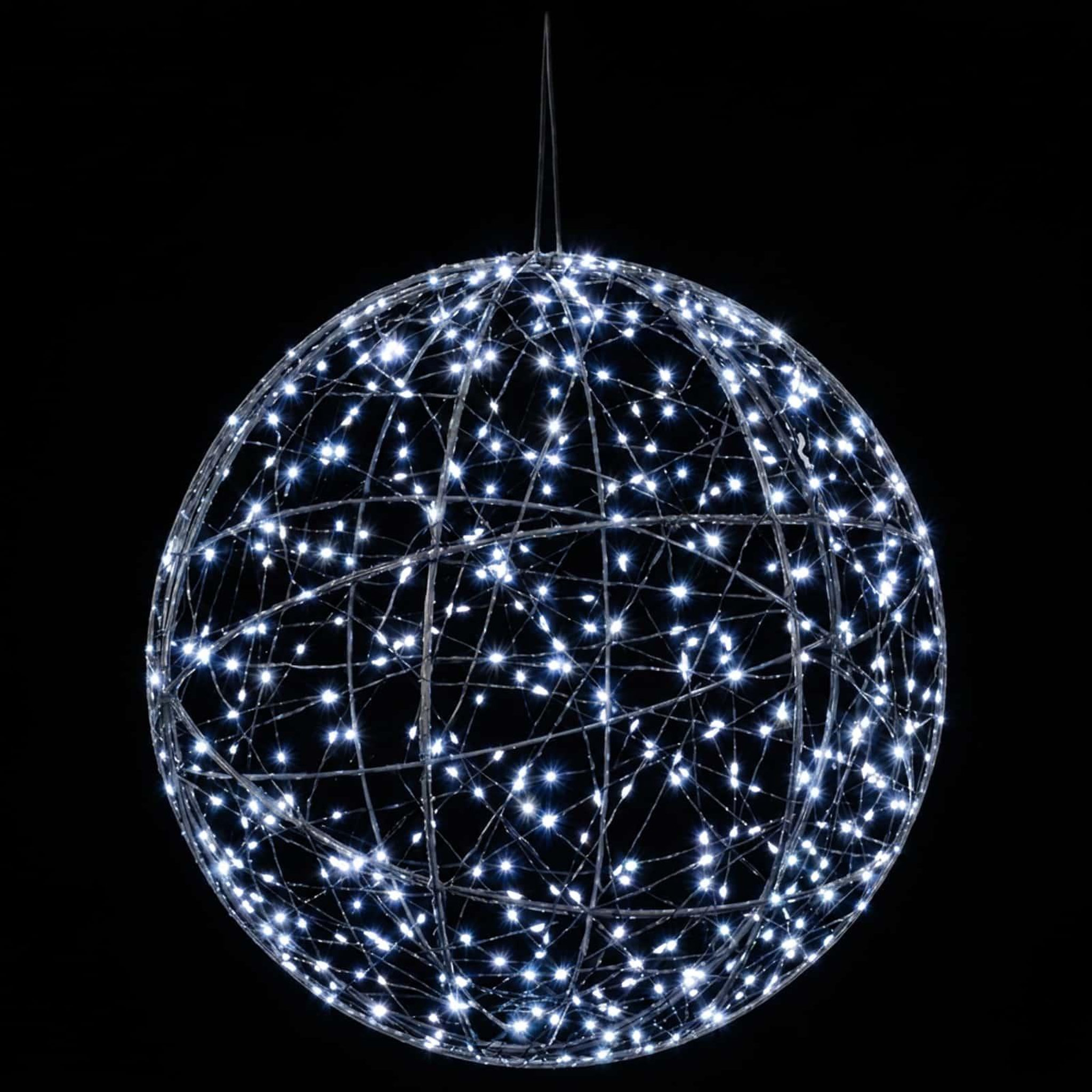 Voir la diapositive 6 : VIDAXL Lumiere de finial de Noël 2 pc 1000 LED Blanc froid