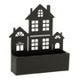 Voir la diapositive 1 : Paris Prix Jardinière Murale en Métal  Maison  36cm Noir