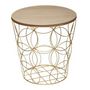 Voir la diapositive 4 : Paris Prix Lot de 3 Tables d'Appoint Design  Kumi  45cm Or