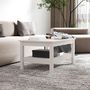 Voir la diapositive 5 : VIDAXL Table basse Blanc 80x50x40 cm Bois massif de pin