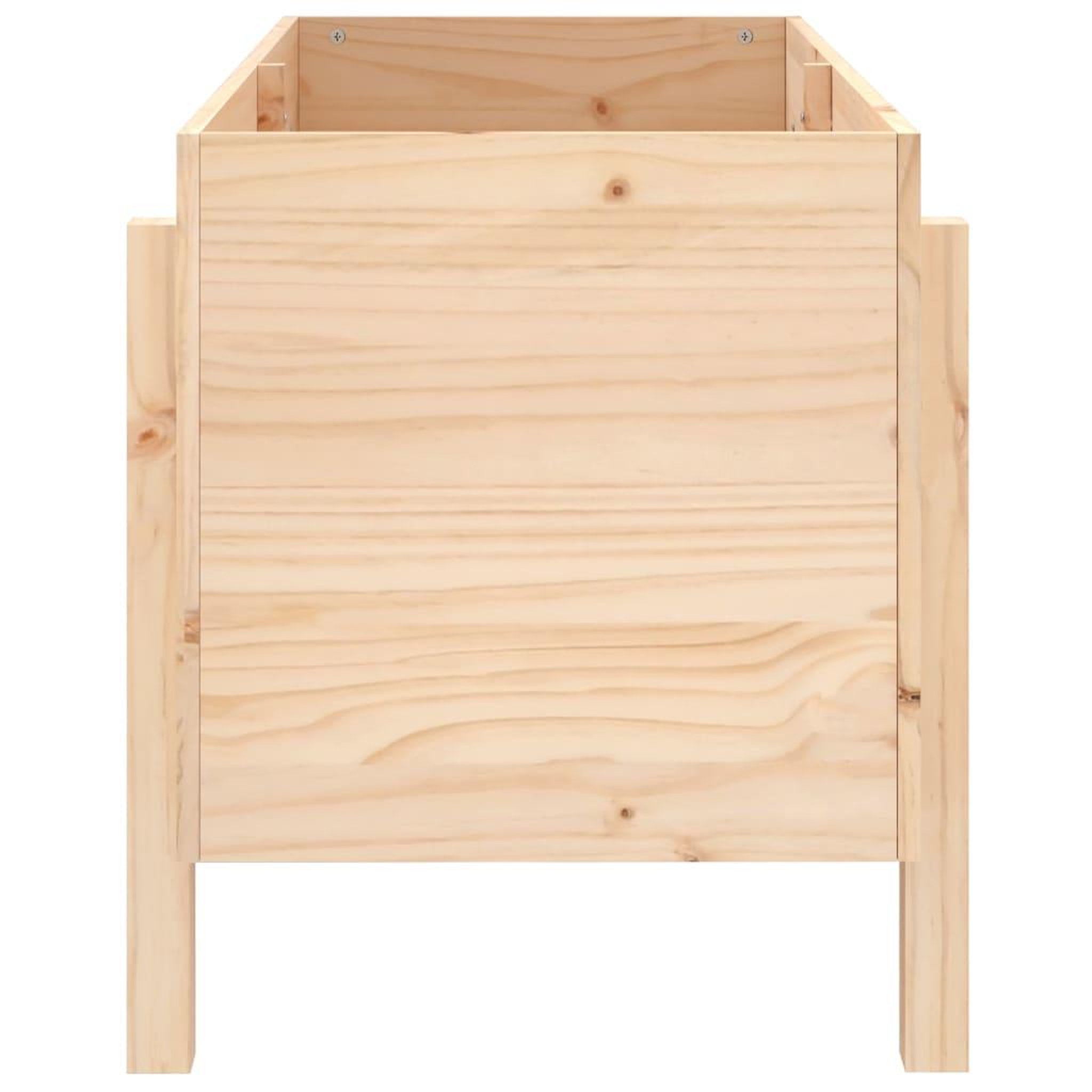 Voir la diapositive 4 : VIDAXL Lit sureleve de jardin 101x50x57 cm bois de pin massif