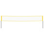 Voir la diapositive 3 : VIDAXL Filet de badminton jaune et noir 600x155 cm tissu PE