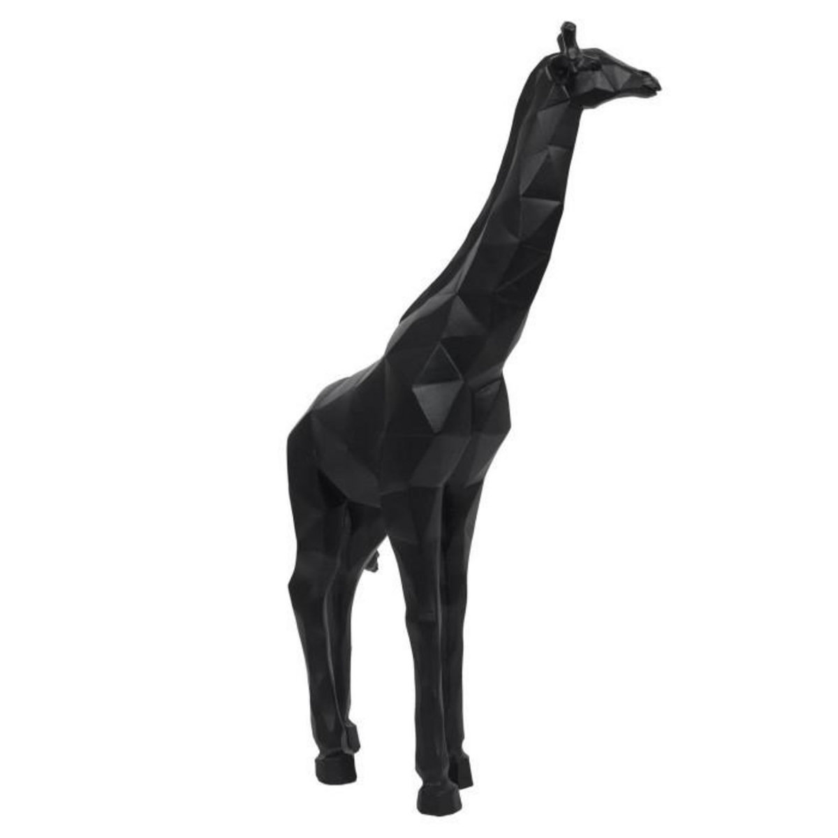 Paris Prix Statuette Déco  Girafe Origami  40cm Noir