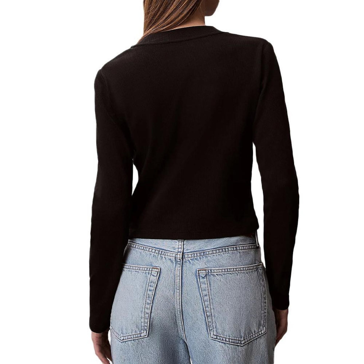 CALVIN KLEIN JEANS T Shirt Manches  ongues  Femme Calvin Klein Jeans Baby