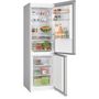 Voir la diapositive 3 : BOSCH Réfrigérateur combiné 60cm 321l nofrost - KGN367LDF