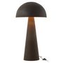 Voir la diapositive 2 : Paris Prix Lampadaire Design  Champignon  95cm Noir Mat