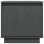Voir la diapositive 3 : VIDAXL Tables de chevet 2 pcs Gris 40x30x40 cm Bois de pin solide