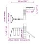 Voir la diapositive 6 : VIDAXL Aire de jeux d'exterieur bois de pin massif