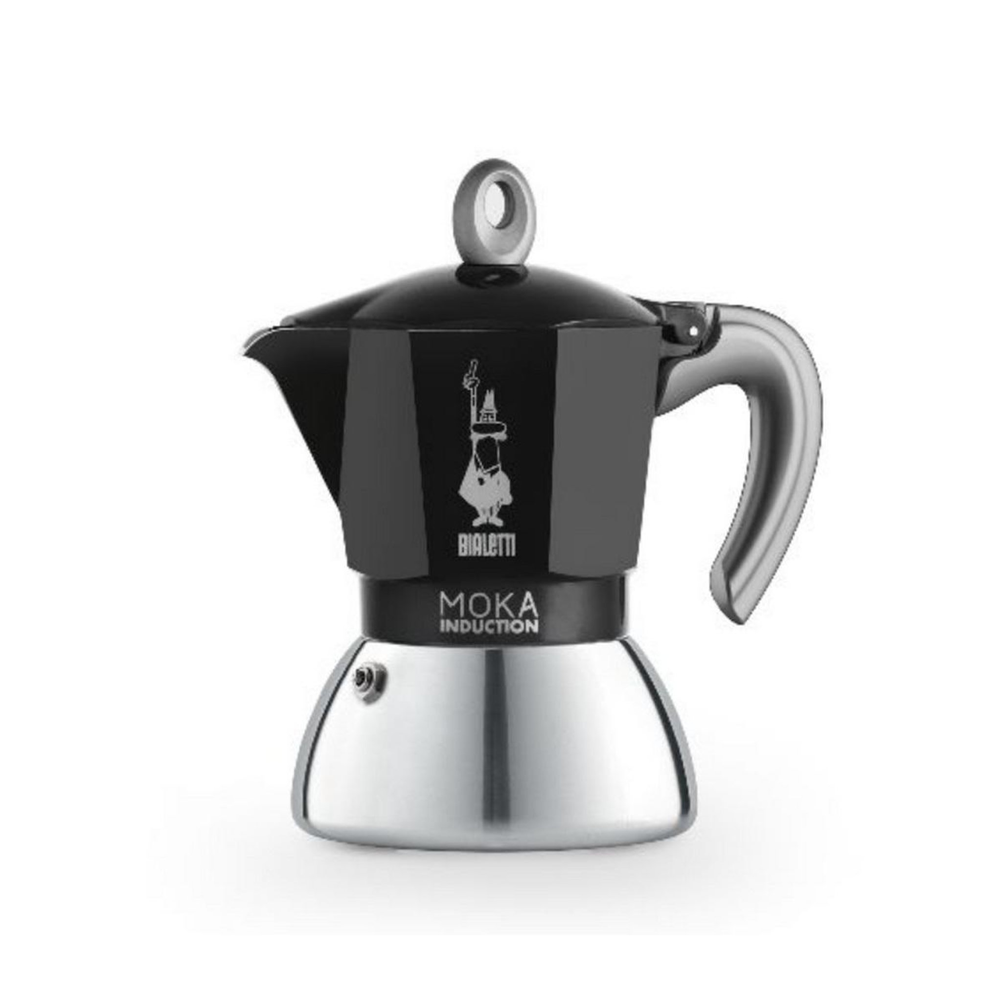 BIALETTI Cafetière italienne 4 tasses noir induction - 0006934
