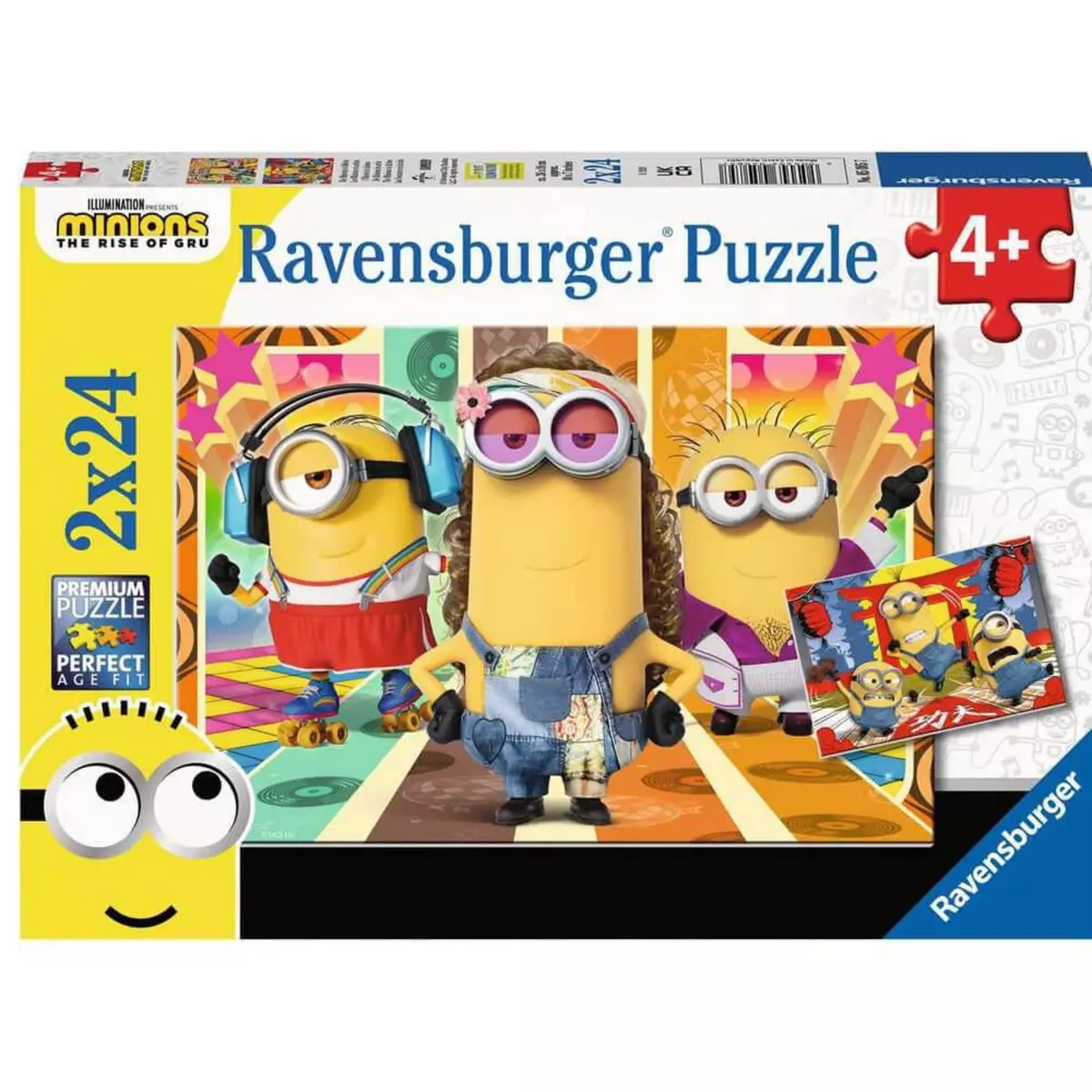 RAVENSBURGER Puzzle 2 x 24 pièces : Minions 2 : Les Minions en action