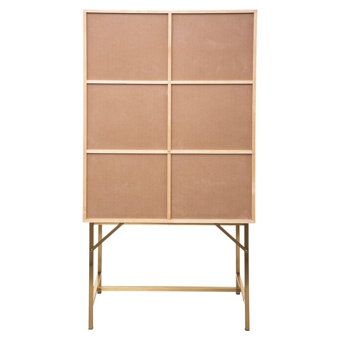 ATMOSPHERA Buffet haut 2 portes en cannage RAYO - Beige