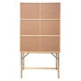 Voir la diapositive 5 : ATMOSPHERA Buffet haut 2 portes en cannage RAYO - Beige