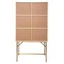 Voir la diapositive 5 : ATMOSPHERA Buffet haut 2 portes en cannage RAYO - Beige