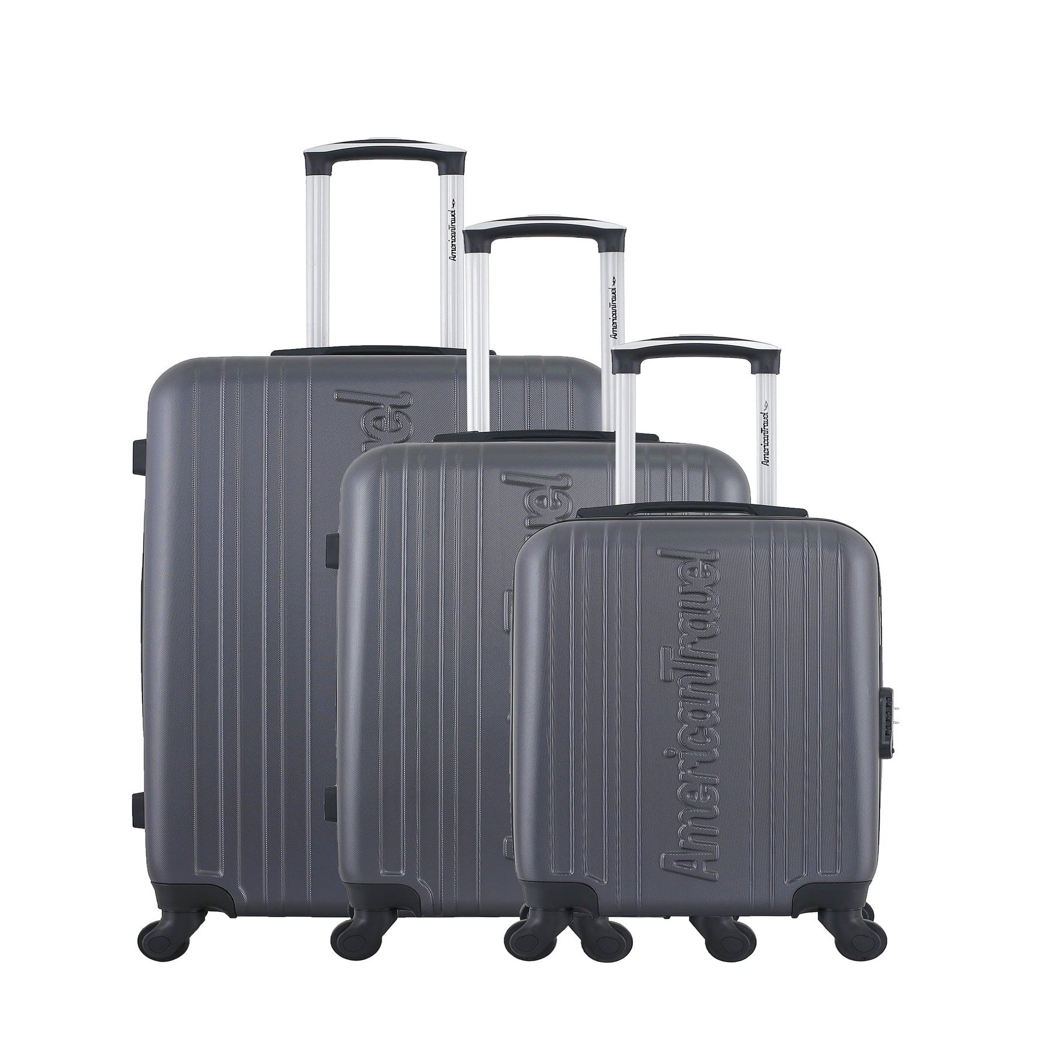 AMERICAN TRAVEL American travel - set de 3 valises springfield-a 70 cm 4 roues