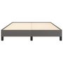 Voir la diapositive 5 : VIDAXL Cadre de lit sans matelas gris 140x190 cm similicuir