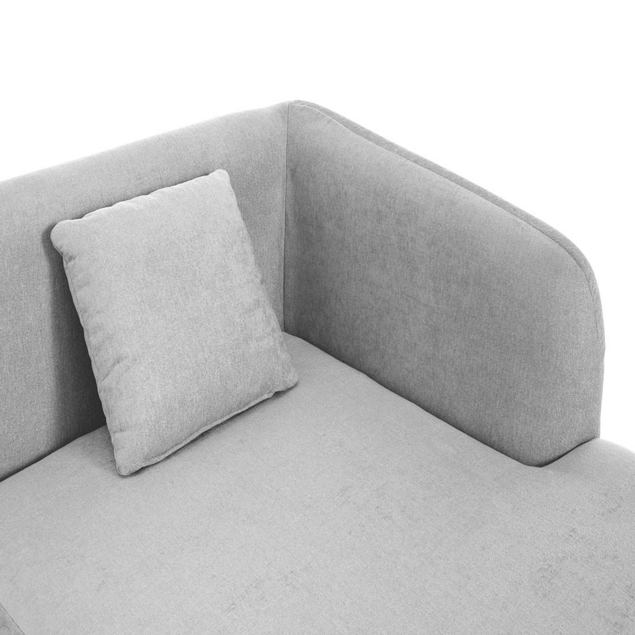 Voir la diapositive 6 : LISA DESIGN Ikare - module d'assise méridienne droit - en tissu