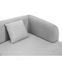 Voir la diapositive 6 : LISA DESIGN Ikare - module d'assise méridienne droit - en tissu
