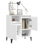 Voir la diapositive 4 : VIDAXL Buffet Blanc 60x35x70 cm Bois d ingénierie