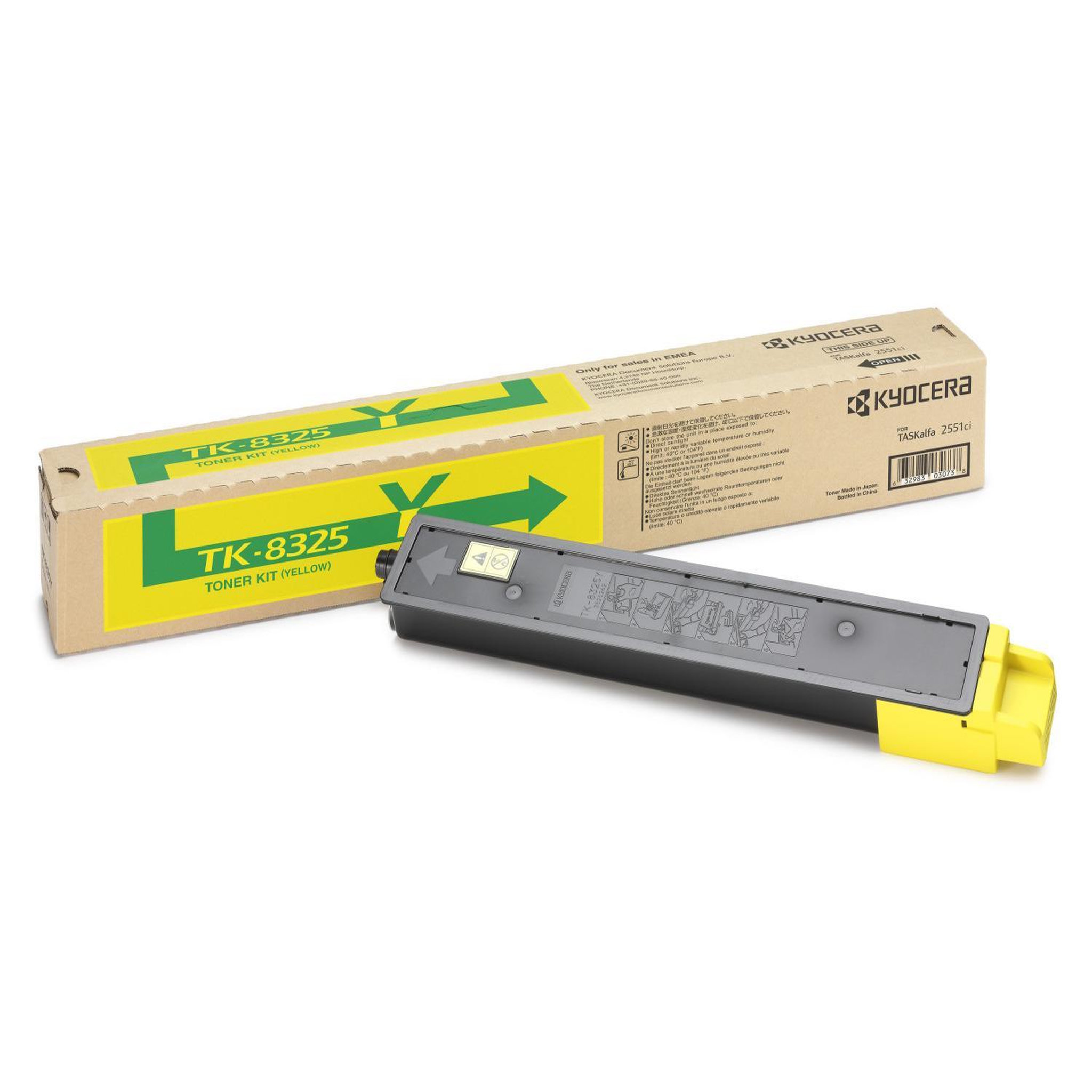 Voir la diapositive 2 : Kyocera Kyocera Cartridge TK-8325 TK8325 Yellow Gelb (1T02NPANL0)