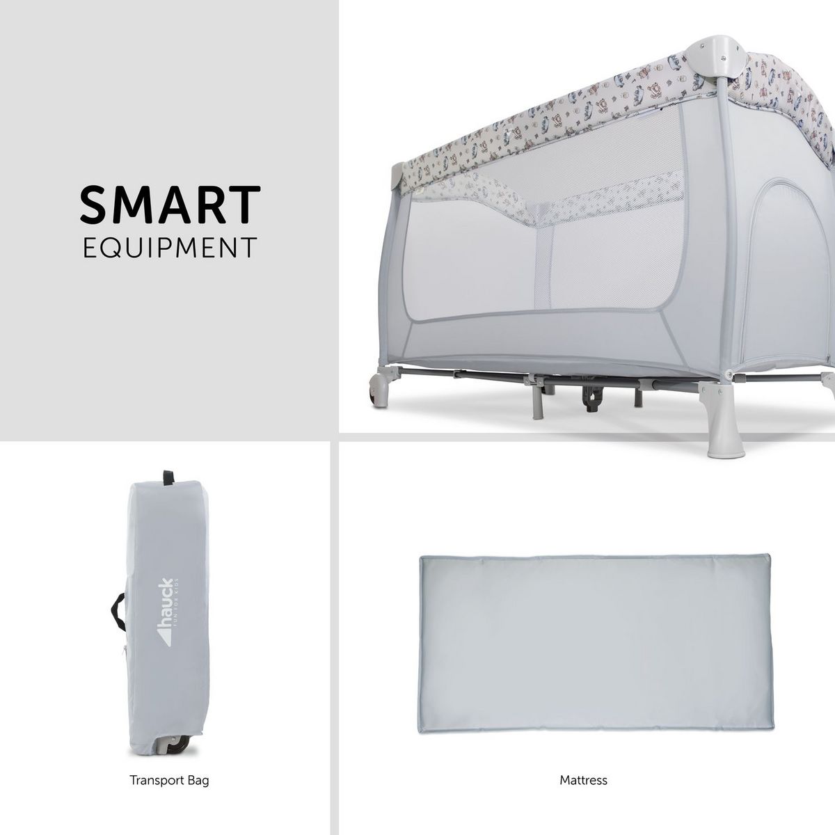 HAUCK Lit Parapluie Sleep and Play Go Plus - Disney - Winnie l'ourson Exploring