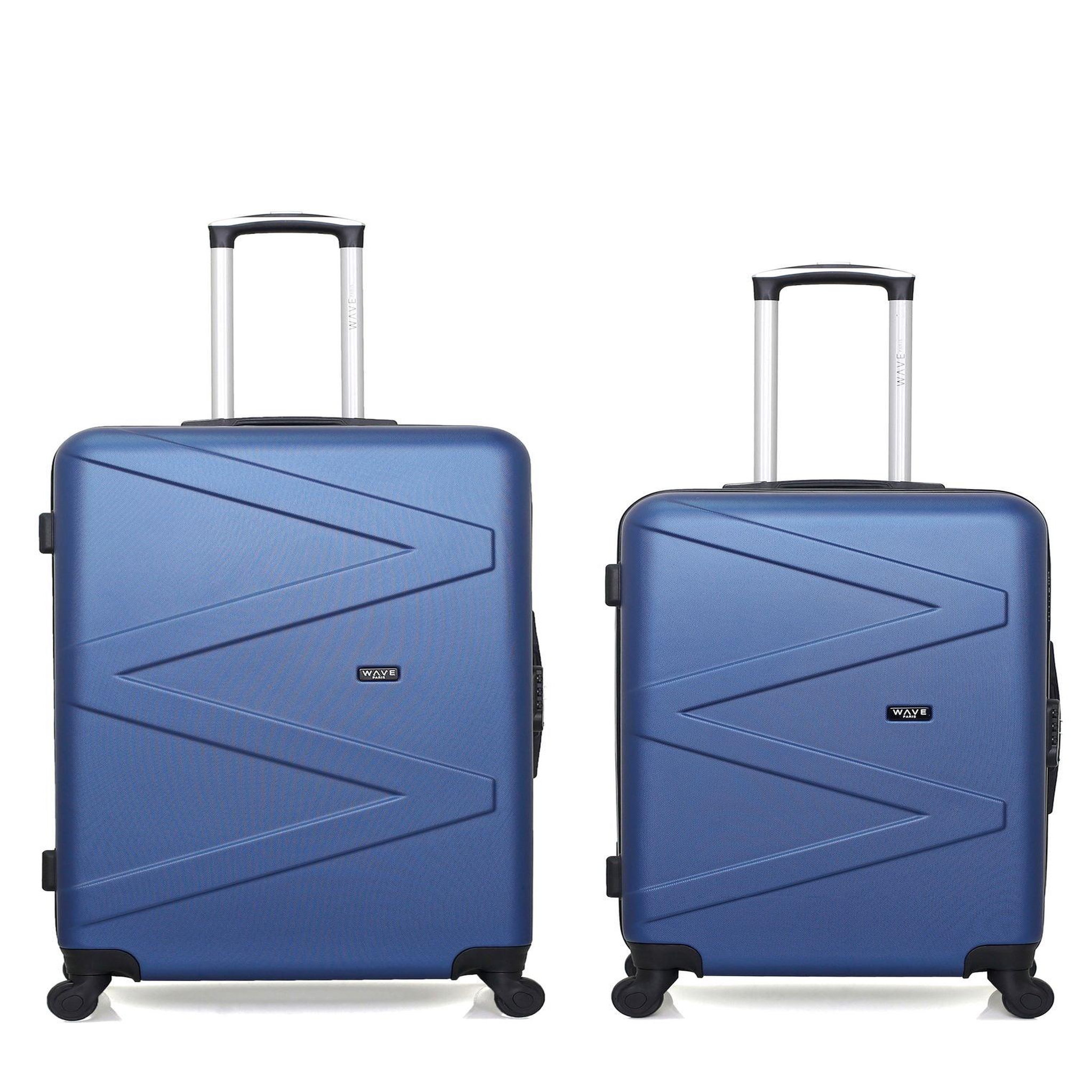 WAVE PARIS Wave paris - lot de 2 - valise grand format et valise weekend amazone