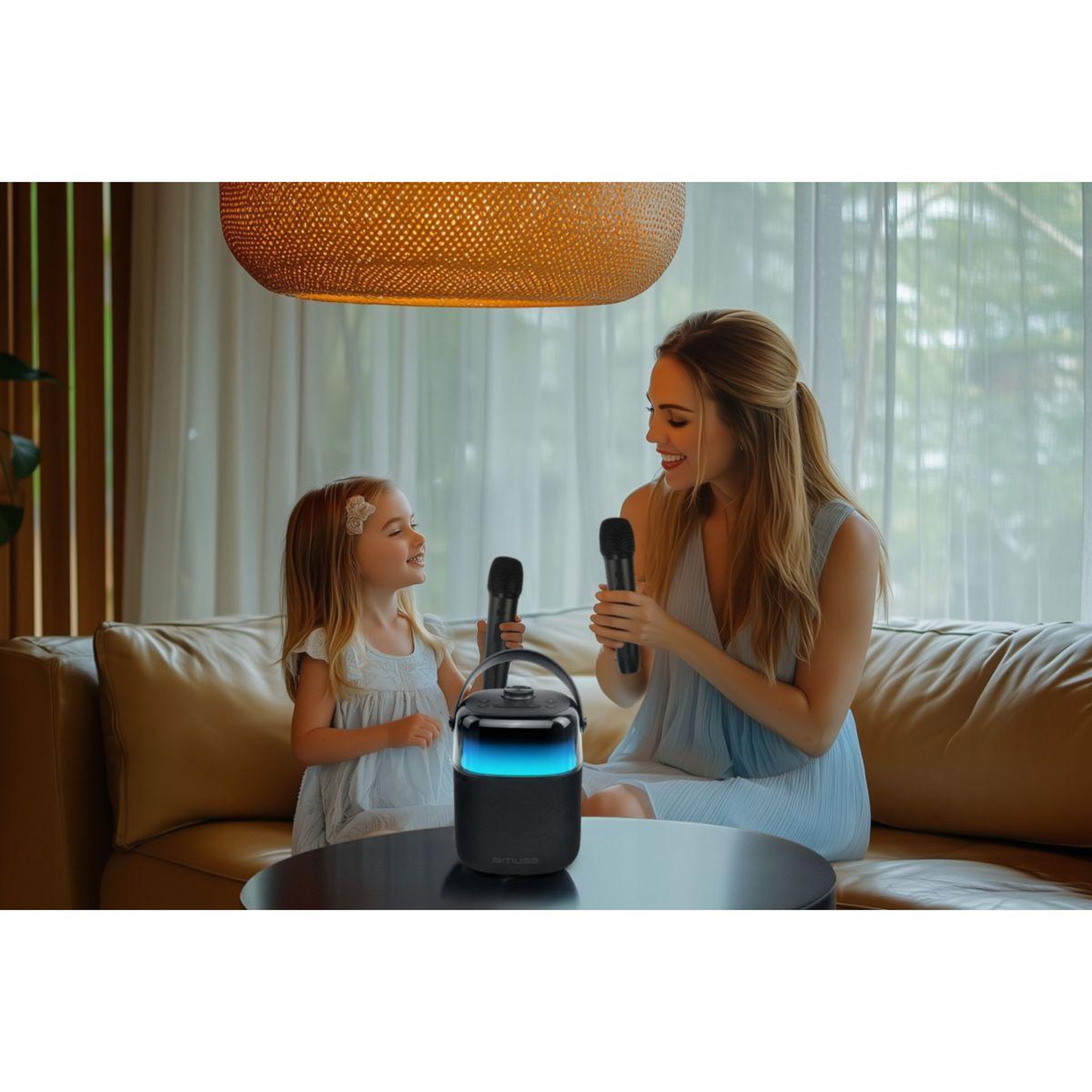 Voir la diapositive 4 : Muse Enceinte bluetooth karaoké noir - m530ka