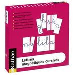LETTRES MAGNETIQUES CURSIVES, Nathan