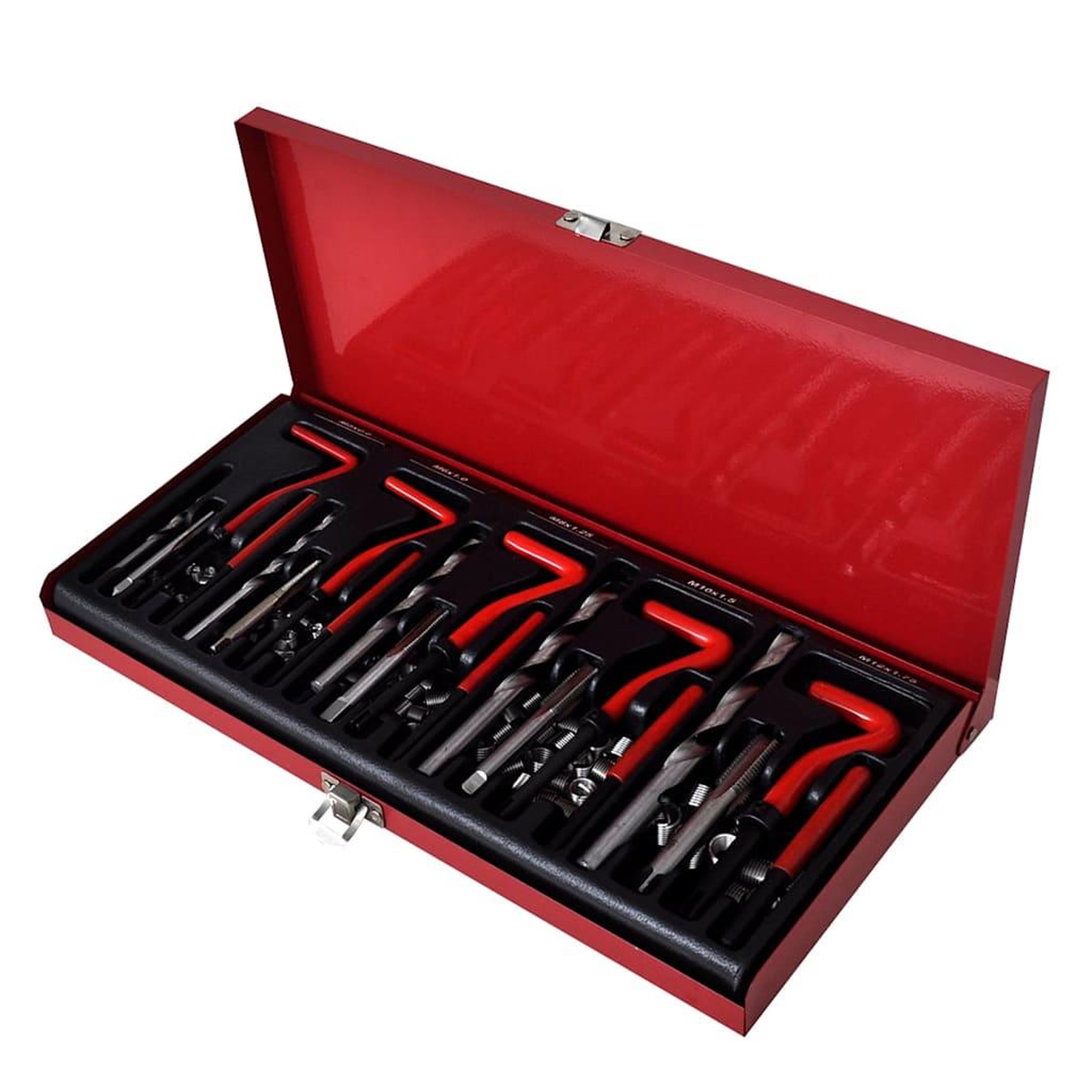 Voir la diapositive 2 : VIDAXL Kit de reparation de filetage pour atelier