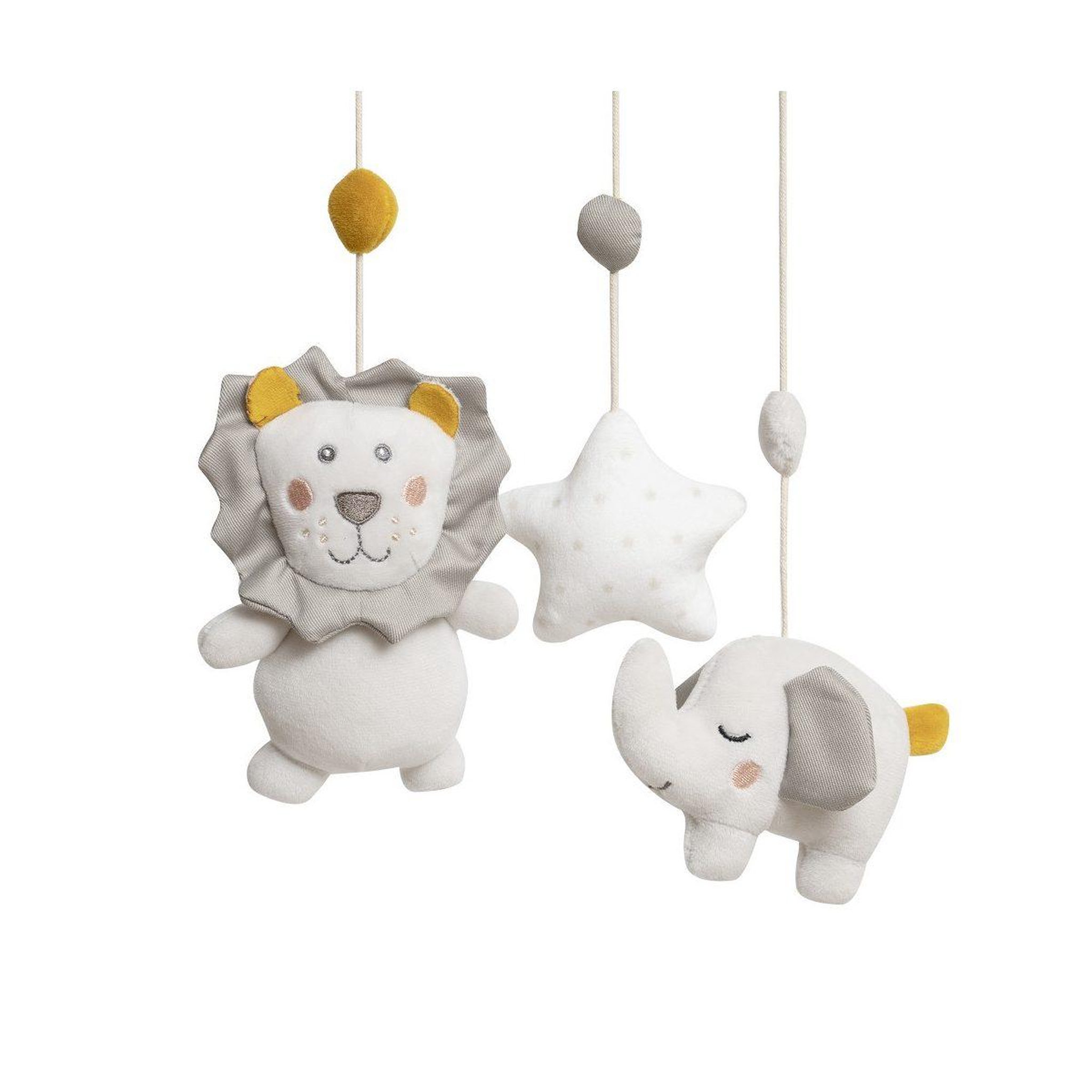Voir la diapositive 3 : INTERBABY Carrousel musical  leon - mobile de lit bébé