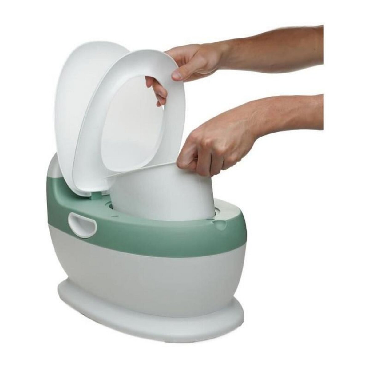 THERMOBABY Mini toilette - THERMOBABY - Vert Sauge - Confortable avec bruit de chasse d'eau