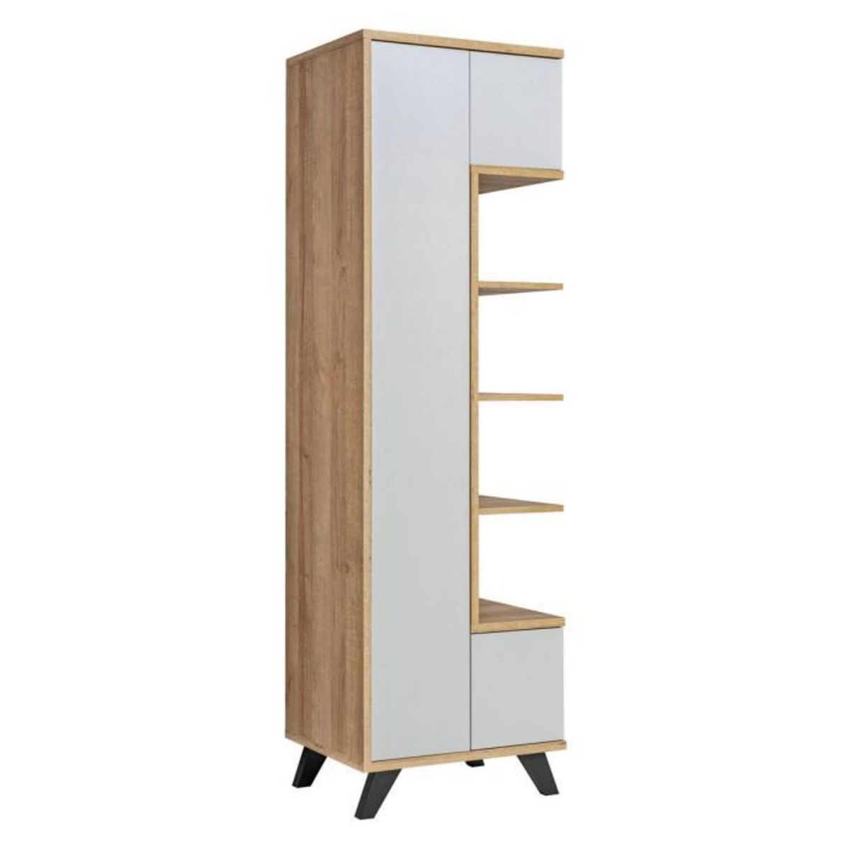 Paris Prix Étagère 5 Niveaux  Bogota  192cm Gris & Naturel