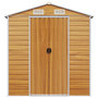 Voir la diapositive 4 : VIDAXL Abri de jardin marron clair 191x300x198 cm acier galvanise
