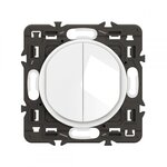 Legrand Double poussoir compo celiane blanc