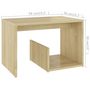 Voir la diapositive 6 : VIDAXL Table d appoint chêne sonoma 59x36x38 cm bois d ingénierie